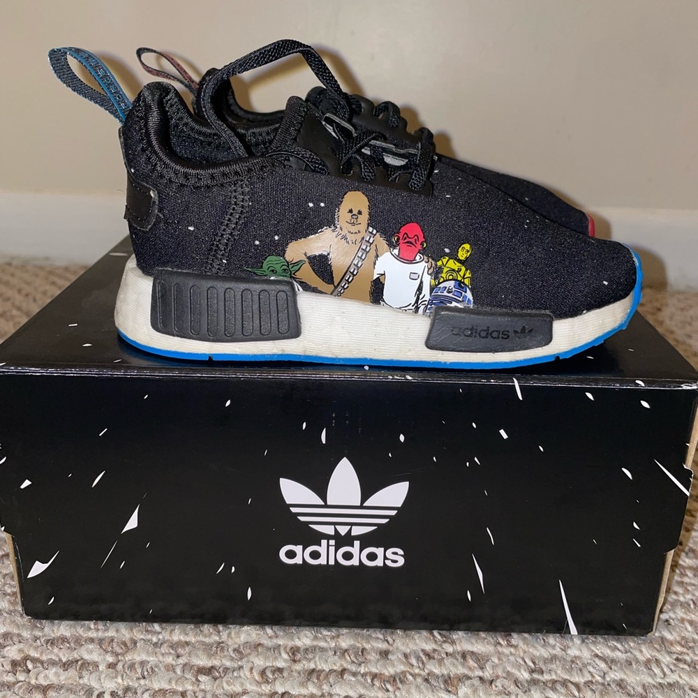 Adidas Star Wars nmd toddler shoes size 8k
